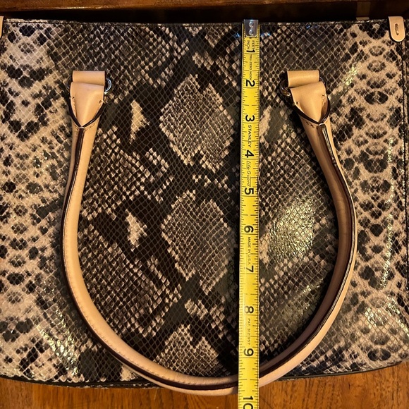 Kate Spade Snakeskin Print Shoulder Bag Purse NWOT - Picture 5 of 13